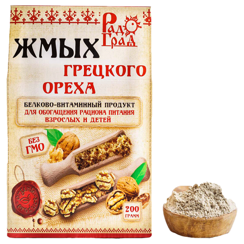 Жмых грецкого ореха 200 гр